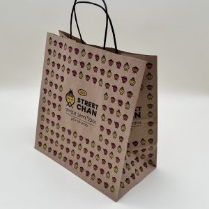 Tragetaschen aus Kraftpapier mit Griff